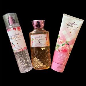 New Bath & Body Works Set Gingham Gorgeous